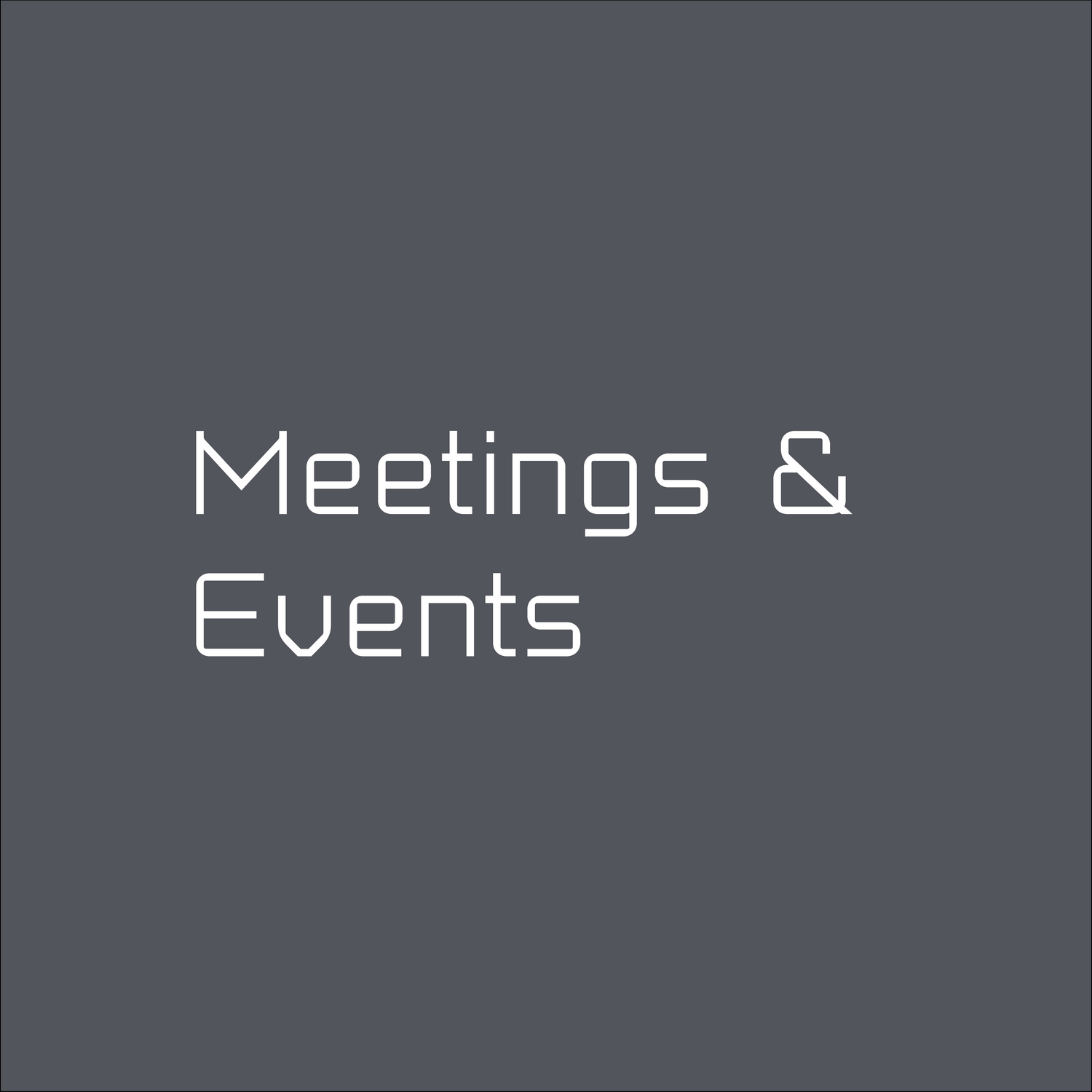 Meeting & Events