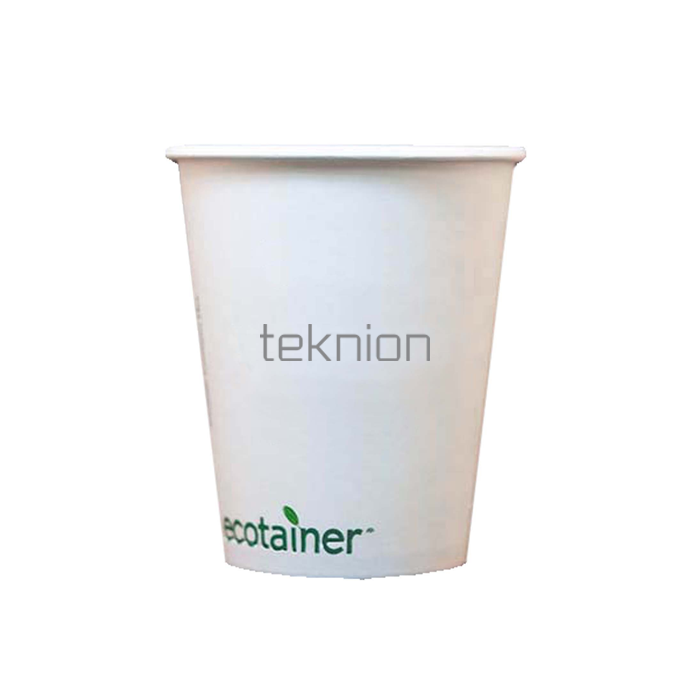 Eco-Friendly Solid White Cups - 12oz